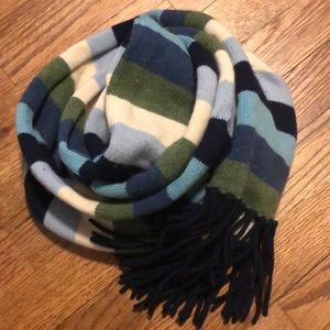 100% Cashmere Striped Scarf